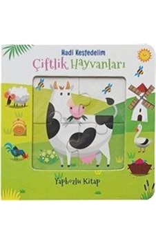 Hadi Keşfedelim - Çiftlik Hayvanları Yapbozlu Karton Kitap Hadi Keşfedelim - Çiftlik Hayvanları Yapbozlu Karton Kitap