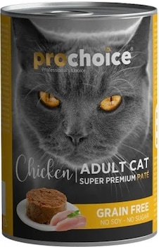 Prochoice Tavuklu Pate Yetişkin Kedi Konservesi 400 Gr Prochoice Tavuklu Pate Yetişkin Kedi Konservesi 400 Gr
