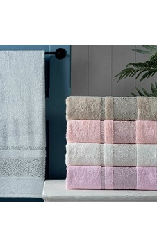 Maxstyle Nirvana Bamboo Pudra Havlu 70x140 Cm Çok Renkli Maxstyle Nirvana Bamboo Pudra Havlu 70x140 Cm Çok Renkli