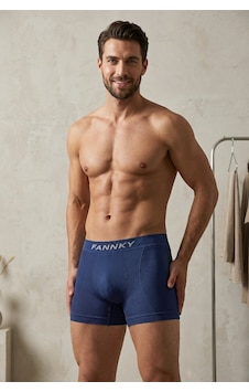 Fit Women Erkek Casual Comfort Günlük Lacivert Boxer Fit Women Erkek Casual Comfort Günlük Lacivert Boxer