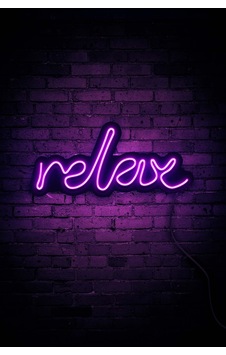 Relax Neon Led Duvar Aydınlatması & Dekoru & Gece Lambası Pembe Pembe Relax Neon Led Duvar Aydınlatması & Dekoru & Gece Lambası Pembe Pembe