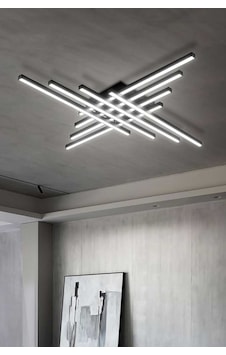 Tibet / Plafonyer Avize / 120 Cm / 8 Çubuk / Antrasit Gövde / 3 R Antrasit Tibet / Plafonyer Avize / 120 Cm / 8 Çubuk / Antrasit Gövde / 3 R Antrasit