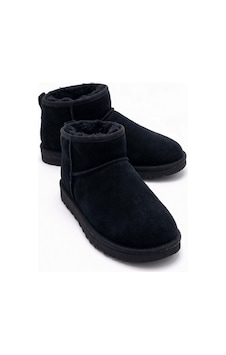 Neon Shoes Mini Süet İçi Kürklü İnce Taban Kadın Bot Siyah Neon Shoes Mini Süet İçi Kürklü İnce Taban Kadın Bot Siyah