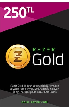 250 Tl Razer Gold Tr Pin (436607793) 250 Tl Razer Gold Tr Pin (436607793)