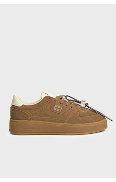 Tommy Jeans Logolu Süet Deri Sneaker Ayakkabı Kadın Ayakkabı En0en03122 Gwı Kahve Tommy Jeans Logolu Süet Deri Sneaker Ayakkabı Kadın Ayakkabı En0en03122 Gwı Kahve