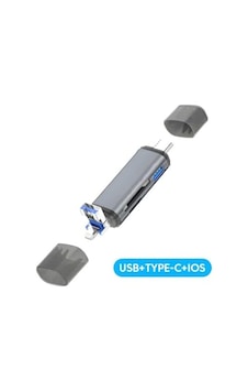Ads-28 6ın1 Otg Card Reader- Lightning , Iphone& Ipad İçin, Usb 3.0 To Type C Sd/tf Kart Okuyucu Ads-28 6ın1 Otg Card Reader- Lightning , Iphone& Ipad İçin, Usb 3.0 To Type C Sd/tf Kart Okuyucu