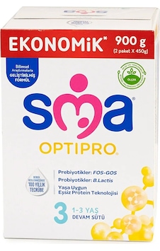 Sma Optipro 3 Probiyotik Bebek Sütü 900 G Sma Optipro 3 Probiyotik Bebek Sütü 900 G