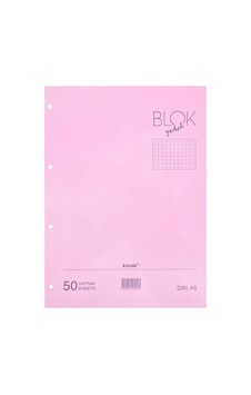 Bayındır Kareli Klasör Yedeği A5 50 Yaprak Pembe Diğer