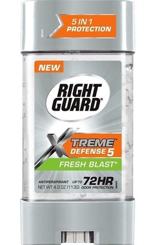 Right Guard Xtreme Defense 5 Fresh Blast Erkek Deodorant Jel 113 G Right Guard Xtreme Defense 5 Fresh Blast Erkek Deodorant Jel 113 G