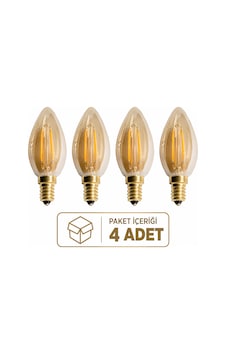 4w Rustik Led Ampul Ct-4280 4 Adet