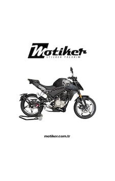 CF MOTO NK250 Punisher Sticker Etiket Takım Full Modeli