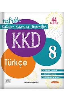 8 Sınıf Türkçe Kazanım Kavrama Denemeleri Kurmay Yayınları