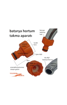 Batarya Hortum Bağlama Aparatı Plastik İçten Dişli Musluk Hortum Batarya Hortum Bağlama Aparatı Plastik İçten Dişli Musluk Hortum
