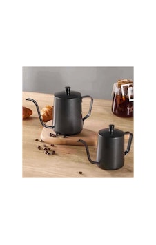 Barista Kahve Demleme İbriği Kahve Cezvesi Mini Slim Kettle 600 Ml Kapaklı Mkk-60 Diğer