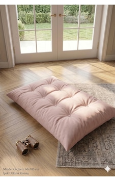 Düğme Desenli Kapitone Yer, Sedir Ve Palet Minderi 60x100 Cm Pembe Pembe Düğme Desenli Kapitone Yer, Sedir Ve Palet Minderi 60x100 Cm Pembe Pembe