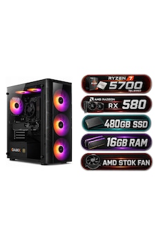 Ramtech RMT-N11F-10 R5-5500 16 GB 480 GB SSD RX580 Free Dos Masaüstü Oyuncu Bilgisayarı Ramtech RMT-N11F-10 R5-5500 16 GB 480 GB SSD RX580 Free Dos Masaüstü Oyuncu Bilgisayarı