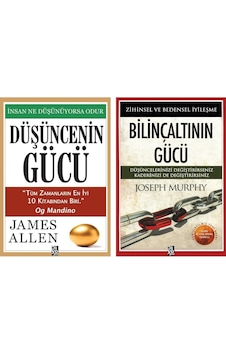 Diyojen Yayıncılık Düşüncenin Gücü + Bilinçaltının Gücü 2 Kitap Set Diyojen Yayıncılık Düşüncenin Gücü + Bilinçaltının Gücü 2 Kitap Set