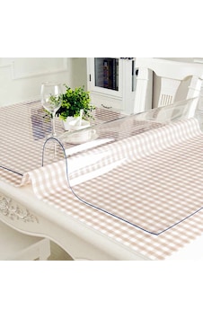 120Cmx70Cm Şeffaf Pvc 1,7 Mm Masa Örtüsü Koruyucu Xömbx5 120Cmx70Cm Şeffaf Pvc 1,7 Mm Masa Örtüsü Koruyucu Xömbx5
