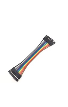 Jumper 10 Pin 10cm Dişi- Dişi Dupont Kablo Jumper 10 Pin 10cm Dişi- Dişi Dupont Kablo