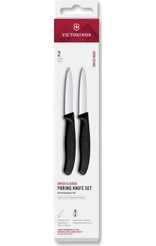Victorinox 6.7693.2 Swiss Classic 2li Soyma Bıçağı Set, Siyah Siyah Victorinox 6.7693.2 Swiss Classic 2li Soyma Bıçağı Set, Siyah Siyah