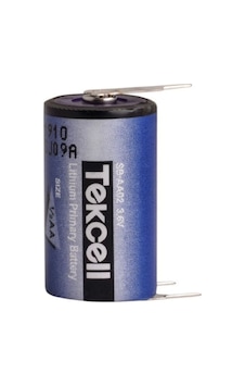 Tekcell SB-AA02 3.6V 1/2AA Boy Li-SOCI2 3 Pinli Lityum Sayaç Pili