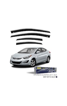 Hyundai Elantra 2011 - 2015 Kromlu Cam Rüzgarlığı 4 Lü Hyundai Elantra 2011 - 2015 Kromlu Cam Rüzgarlığı 4 Lü
