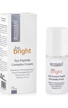 Dermoskin Be Bright Göz Çevresi Peptit Kompleks Krem 15 ML Dermoskin Be Bright Göz Çevresi Peptit Kompleks Krem 15 ML