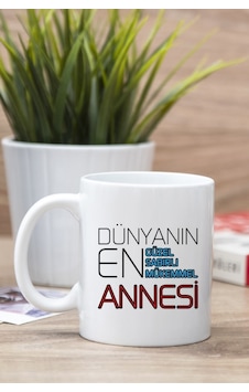 Beyaz Dünyanın En Iyi Annesi Baskılı Kupa Bardak 101 Beyaz Dünyanın En Iyi Annesi Baskılı Kupa Bardak 101