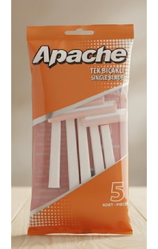 Tek Bıçaklı Permatik-banyo Traş Bıçağı 5 Adet