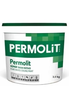 Permolit Süper Tavan Boyası 3,5 Kg Beyaz