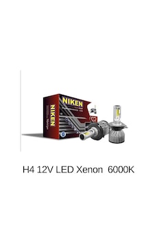 Oto Ampul H4 12v Led Xenon Far Ampulü 6000k Beyaz Işık Şimşek Etkili Kısa Uzun Bir Arada Fanlı Soğutma 2li Set Niken Eco Seri Oto Ampul H4 12v Led Xenon Far Ampulü 6000k Beyaz Işık Şimşek Etkili Kısa Uzun Bir Arada Fanlı Soğutma 2li Set Niken Eco Seri