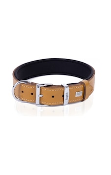 Doggie Konforlu Deri El Yapımı Nazar Boncuklu Köpek Boyun Tasması 3.5 x 47-55 CM Camel Kahverengi Doggie Konforlu Deri El Yapımı Nazar Boncuklu Köpek Boyun Tasması 3.5 x 47-55 CM Camel Kahverengi
