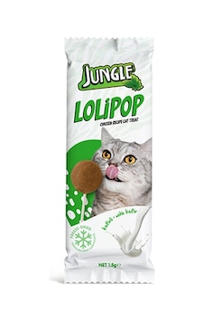 Jungle Kefirli Kedi Lolipop Ödülü 15 Gr 239-30006.01 Jungle Kefirli Kedi Lolipop Ödülü 15 Gr 239-30006.01