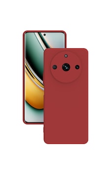 Realme 11 Pro Kılıf Kamera Korumalı Silikon Rubber Arka Kapak Kırmızı Realme 11 Pro Kılıf Kamera Korumalı Silikon Rubber Arka Kapak Kırmızı