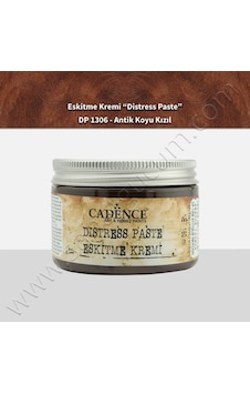 Cadence Distress Paste Eskitme Kremi 150 Ml. Antik Koyu Kızıl Cadence Distress Paste Eskitme Kremi 150 Ml. Antik Koyu Kızıl
