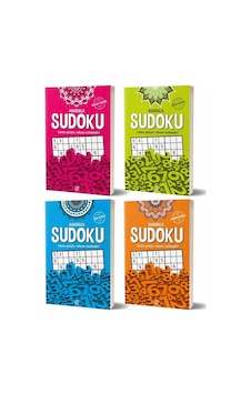 Mandala Sudoku Seti 4 Kitap (Kolay - Orta - Zor - Profesyonel) Mandala Sudoku Seti 4 Kitap (Kolay - Orta - Zor - Profesyonel)