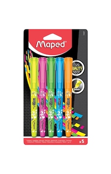 Maped Fluo Neon Fosforlu Kalem Seti 5 Renk 734027 Çok Renkli Maped Fluo Neon Fosforlu Kalem Seti 5 Renk 734027 Çok Renkli
