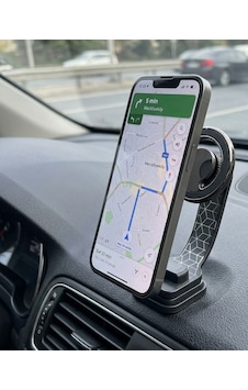 Araç İçi Manyetik Telefon Tutucu Katlanabilir Navigasyon Standı - Lisinya Araç İçi Manyetik Telefon Tutucu Katlanabilir Navigasyon Standı - Lisinya