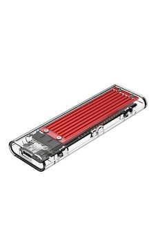 ORC TCM2 C3 RD M.2 Nvme Ssd Kutusu, 10gbps, Usb-c, 8tb Destekli, Kırmızı Alüminyum Kasa