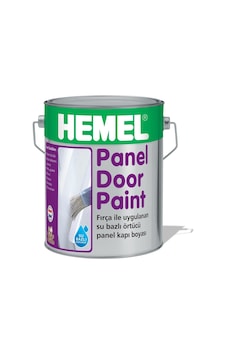 Hemel Su Bazlı Panel Kapı Boyası 0.75 L Polar Beyaz