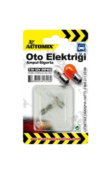 Automix T10 12v 5w Dipsiz Ampul Seti 2 Ad Automix T10 12v 5w Dipsiz Ampul Seti 2 Ad