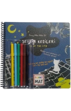 Funny Mat Şehrin Kedileri Kalemli Mini Set Funny Mat Şehrin Kedileri Kalemli Mini Set