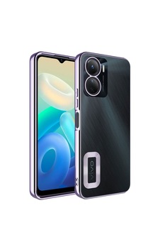 Vivo Y16 Kılıf Kamera Korumalı Logo Gösteren Zore Omega Kapak Lila Vivo Y16 Kılıf Kamera Korumalı Logo Gösteren Zore Omega Kapak Lila