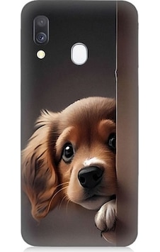 Samsung Galaxy A40 Uyumlu Yavru Sevimli Cute Köpek Desenli Silikon Kılıf Samsung Galaxy A40 Uyumlu Yavru Sevimli Cute Köpek Desenli Silikon Kılıf