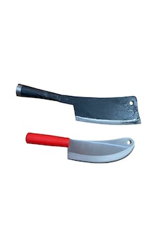 Mobilreyon Et Satırı Ve Salata Kokoreç Bıçağı Seti 2li Satır Set