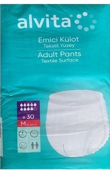 Alvita Emici Külot Medium 30'lu Tek Ebat Alvita Emici Külot Medium 30'lu Tek Ebat