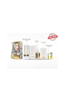Gold Serisi 24k Altın Parçacıklı Serum İle 1 Kutu 2 X 50 Ml Ve Geliştiriciler Saç Boyası Füme Gri 0.01