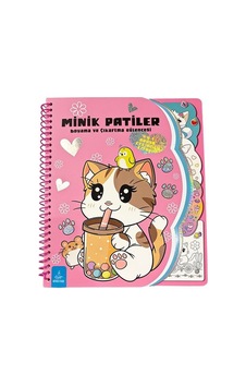 Minik Patiler Boyama Ve Çıkartma Eğlencesi Spiralli Minik Patiler Boyama Ve Çıkartma Eğlencesi Spiralli