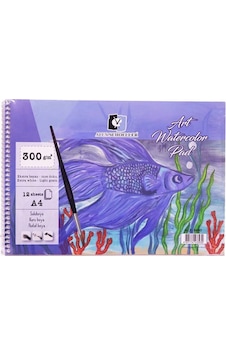 Supertrend Art Watercolour Pad Spiralli Sulu Boya Defteri Blok 300 Gr. A4 12 Yaprak