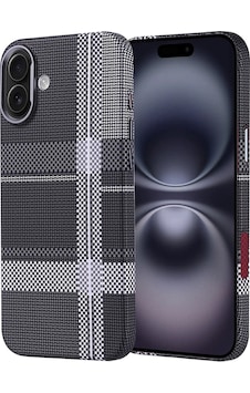 Apple Uyumlu iPad iPhone 16 Plus Kılıf M-safe Şarj Özellikli Karbon Fiber Görünümlü Zore Nekst Kapak Gri-Siyah Apple Uyumlu iPad iPhone 16 Plus Kılıf M-safe Şarj Özellikli Karbon Fiber Görünümlü Zore Nekst Kapak Gri-Siyah